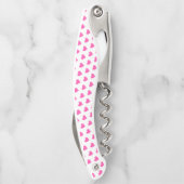 Tire-bouchon Pink Hearts Waiter's Corkvis - Amour (Dos)