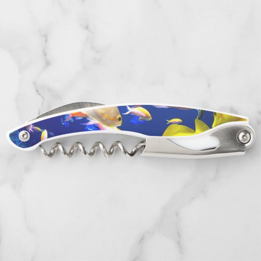 Tire-bouchon Poisson d'ouverture de la bouteille de bouchon (Dos)