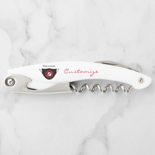 Tire-bouchon Porter un masque Thunder_Cove (Devant)