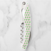 Tire-bouchon Prêt pour la pop bébé fille pois rose (Devant)