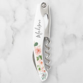 Tire-bouchon Proposition de servante d'État rose pâle (Dos)