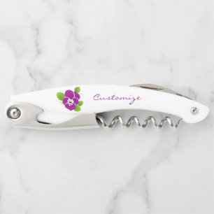 Tire-bouchon Purple Pansy Flower Thunder_Cove