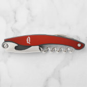 Tire-bouchon "Q" Monogrammé Vis-bouchon du serveur (Devant)