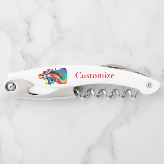 Tire-bouchon Rainbow Pride Sirène Thunder_Cove (Devant)