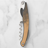 Tire-bouchon Rappel d'un grunge monochrome irrégulier (Devant)