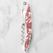 Tire-bouchon Red Lace Motif Valentine's (Devant)