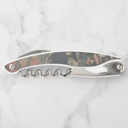 Tire-bouchon Revêtement de pierre de Jasper Vert (Dos)