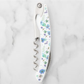 Tire-bouchon Rose bleu (Devant)