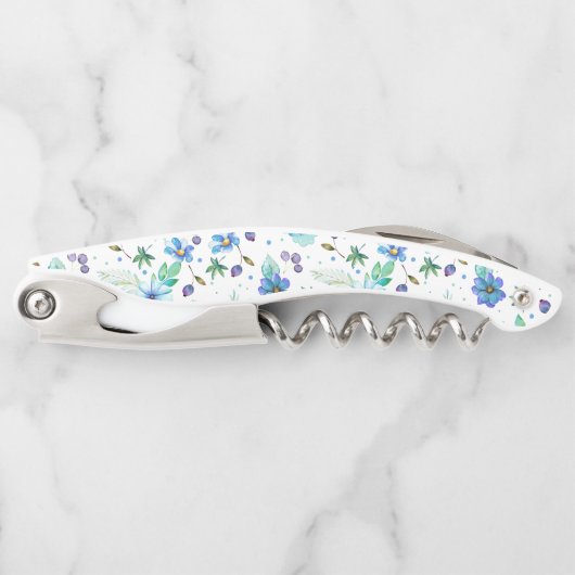 Tire-bouchon Rose bleu (Devant)