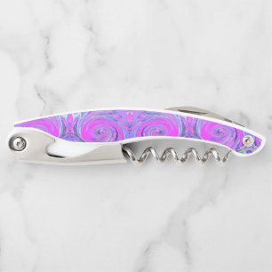 Tire-bouchon Rose et Violet Chaud Coloré Bohème Hippie Tourbill