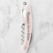 Tire-bouchon Rose Gold Parties scintillant Drôle Maman Citer Vi (Devant)