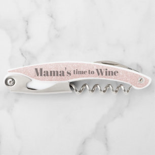 Tire-bouchon Rose Gold Parties scintillant Drôle Maman Citer Vi