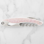 Tire-bouchon Rose Gold Parties scintillant Wine Funny Pun Maman (Devant)