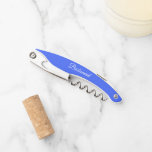 Tire-bouchon Royal Blue Mariage personnalisé Bridesmaid<br><div class="desc">Ouvert à vis de vin bleu royal tendance pour votre femme de chambre mariage avec son nom sur le dos et imprimé en blanc, stylisé. Personnalisez le tire-bouchon en modifiant et en remplaçant le nom par le nom de votre servante. Disponible dans de nombreux modèles de couleurs mariages de demoiselles...</div>