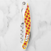 Tire-bouchon Ruban de fleurs rouges par Kenneth Yoncich (Devant)