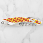 Tire-bouchon Ruban de fleurs rouges par Kenneth Yoncich (Devant)