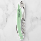 Tire-bouchon Satin vert monogramme (Dos)
