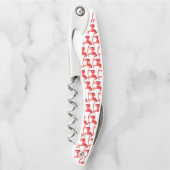 Tire-bouchon Scandinave Noël Cheval Rocking Motif (Devant)