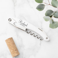 Script moderne Groomsman personnalisé Waiter's Cor