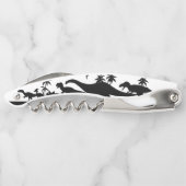 Tire-bouchon Silhouettes de dinosaure (Dos)