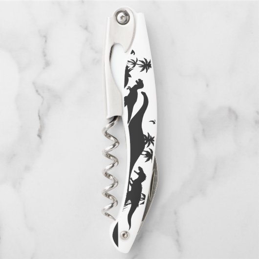 Tire-bouchon Silhouettes de dinosaure (Devant)