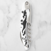 Tire-bouchon Silhouettes de dinosaure (Dos)