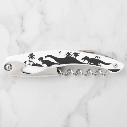 Tire-bouchon Silhouettes de dinosaure (Devant)