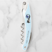 Tire-bouchon Sirène tribale bleue (Devant)