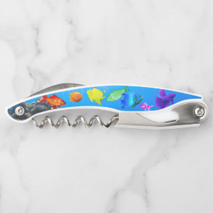 Tire-bouchon SlipperyJoe's Fish Pride tropicale vert bleu pourp