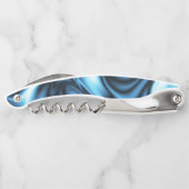 Tire-bouchon Soie Bleue (Dos)