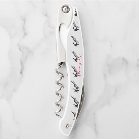 Tire-bouchon Sorcière effrayante à cheval Halloween Thunder_Cov (Devant)