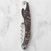 Tire-bouchon Spirale de pierres précieuses (Devant)