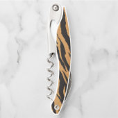 Tire-bouchon Stripes Zèbre Or Et Noir (Devant)