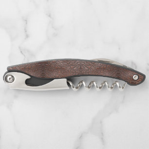 Tire-bouchon style de texture en cuir vieux rustique