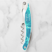 Tire-bouchon Summer Beach Mariage Mariée Nom de la chambre (Devant)