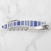 Tire-bouchon Summer Navy Blue Boat Collection de rayures tendan (Dos)