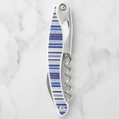 Tire-bouchon Summer Navy Blue Boat Collection de rayures tendan (Dos)