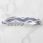 Tire-bouchon Summer Navy Blue Boat Populaire Stripes Collection (Dos)