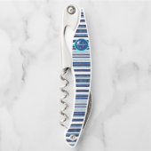 Tire-bouchon Summer Navy Blue Popular Boat Stripes Collection (Devant)