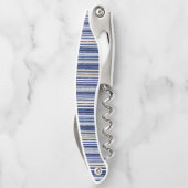 Tire-bouchon Summer Navy Blue Trendy Boat Stripes Collection (Dos)