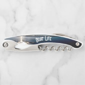 Tire-bouchon Sun Setting over Lake and Boat (Devant)