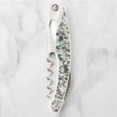 Tire-bouchon Terrazzo Vert Moderne (Devant)