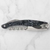 Tire-bouchon Texture en marbre noir (Dos)