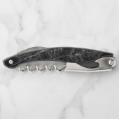 Tire-bouchon Texture en marbre noir (Dos)