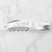 Tire-bouchon Texture Marbre blanc élégante (Dos)