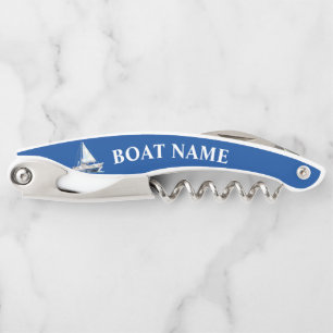 Tire-bouchon Thème nautique Yacht Nom du bateau
