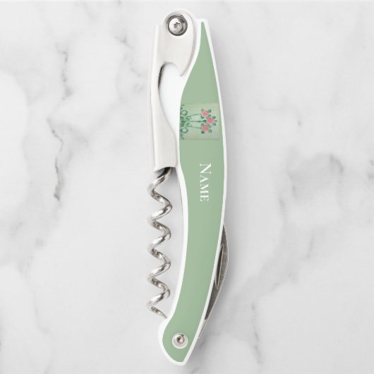 Tire-bouchon Three Pink Roses Thunder_cove (Devant)