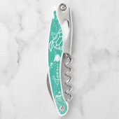 Tire-bouchon Tortue de mer verte d'Hawaï (Dos)