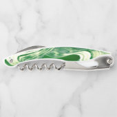 Tire-bouchon Tourbillon vert et blanc (Dos)