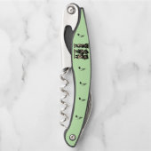 Tire-bouchon Trois Chats Noirs Jouant Instruments De Musique Ve (Devant)